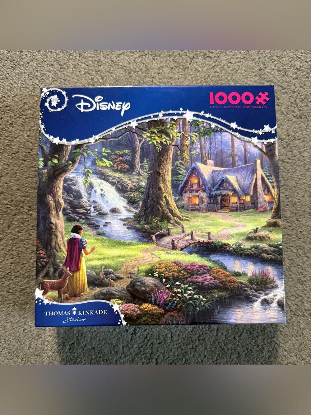 Ceaco Thomas Kinkade Snow White Jigsaw Puzzle 1000 pieces